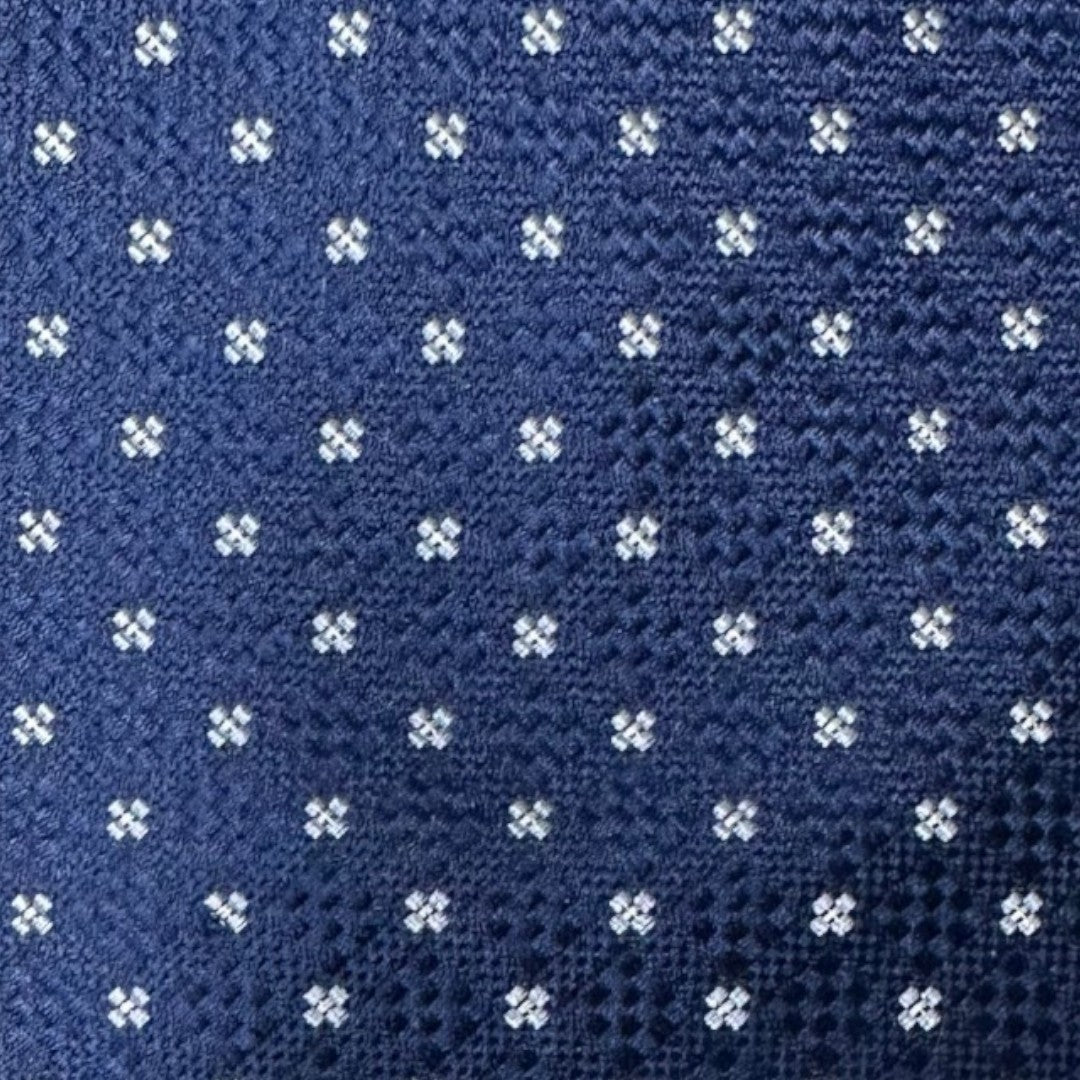 HENRY SARTORIAL X CANTINI Silk Woven Tie SKY