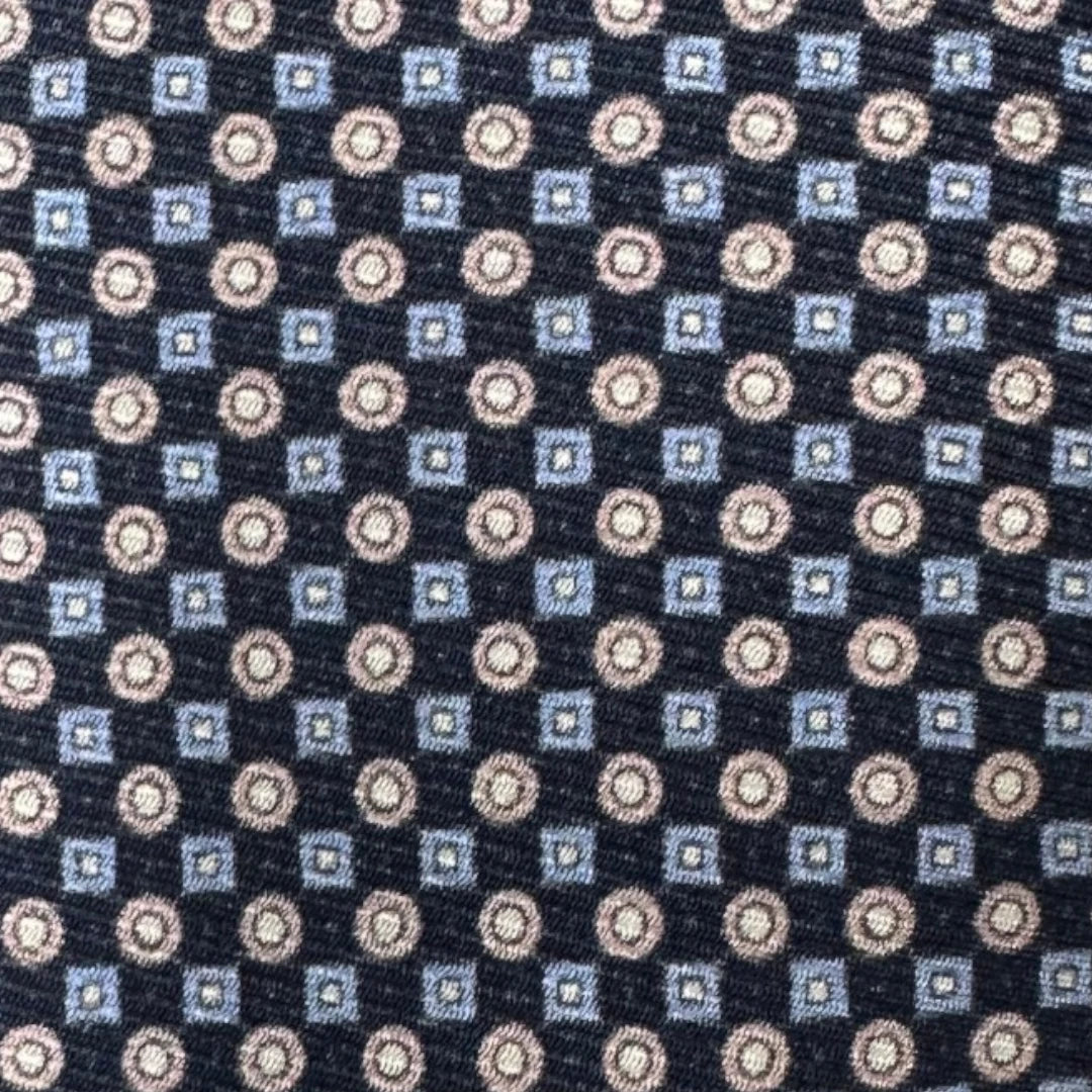 HENRY SARTORIAL X FLORENCE STYLE  Saglione Silk Tie NAVY
