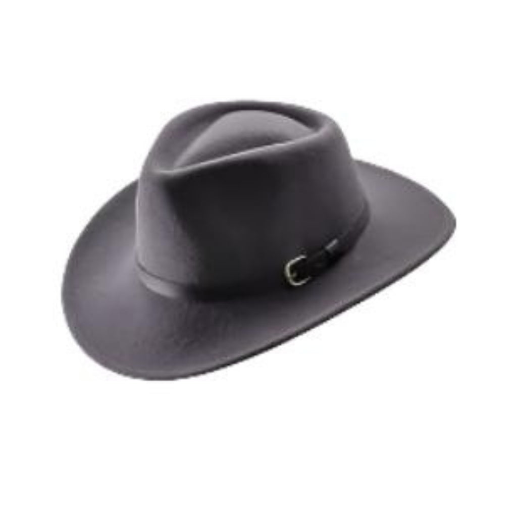 CITY HATTERS Melbourne Hat DARK GREY