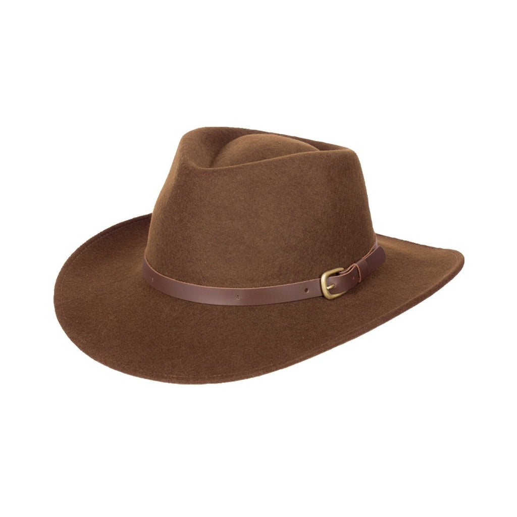 CITY HATTERS Melbourne Hat CHOCOLATE