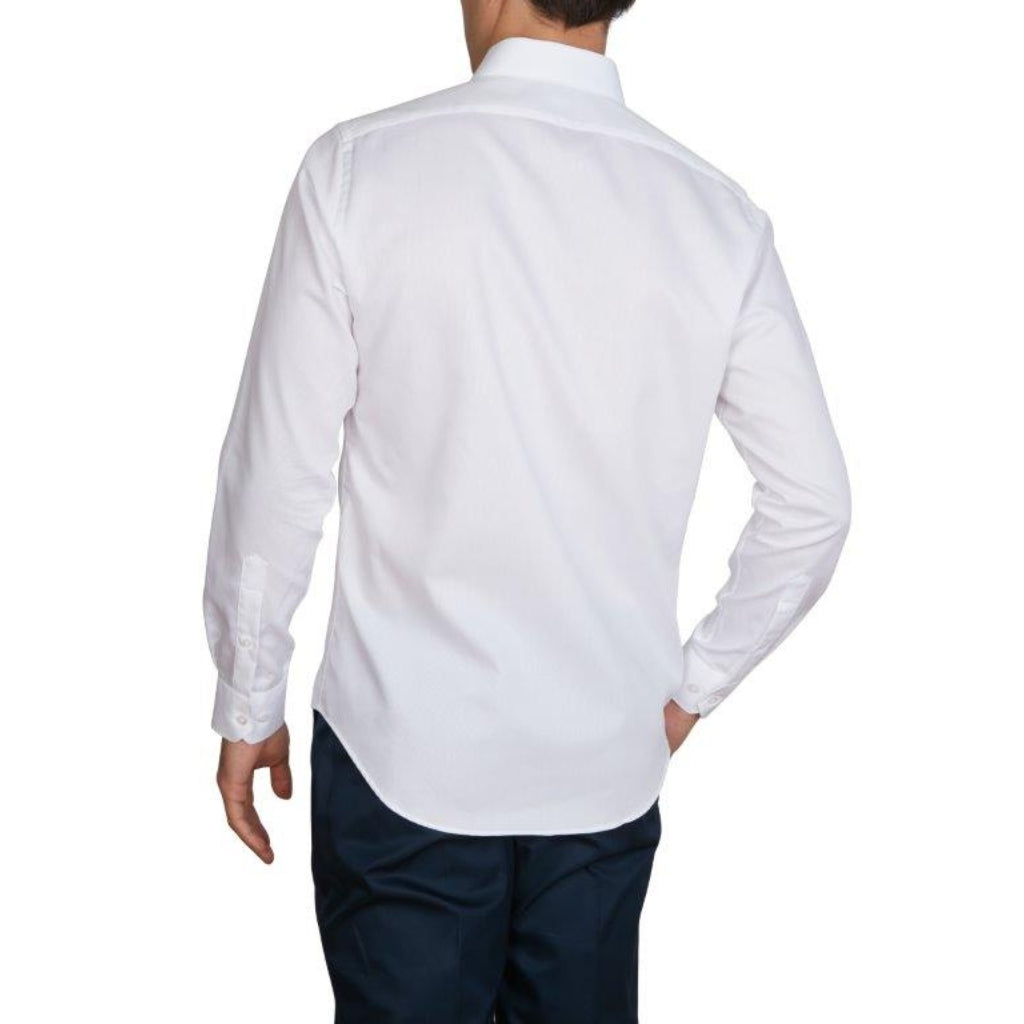 ABELARD Bedford Dobby Shirt WHITE