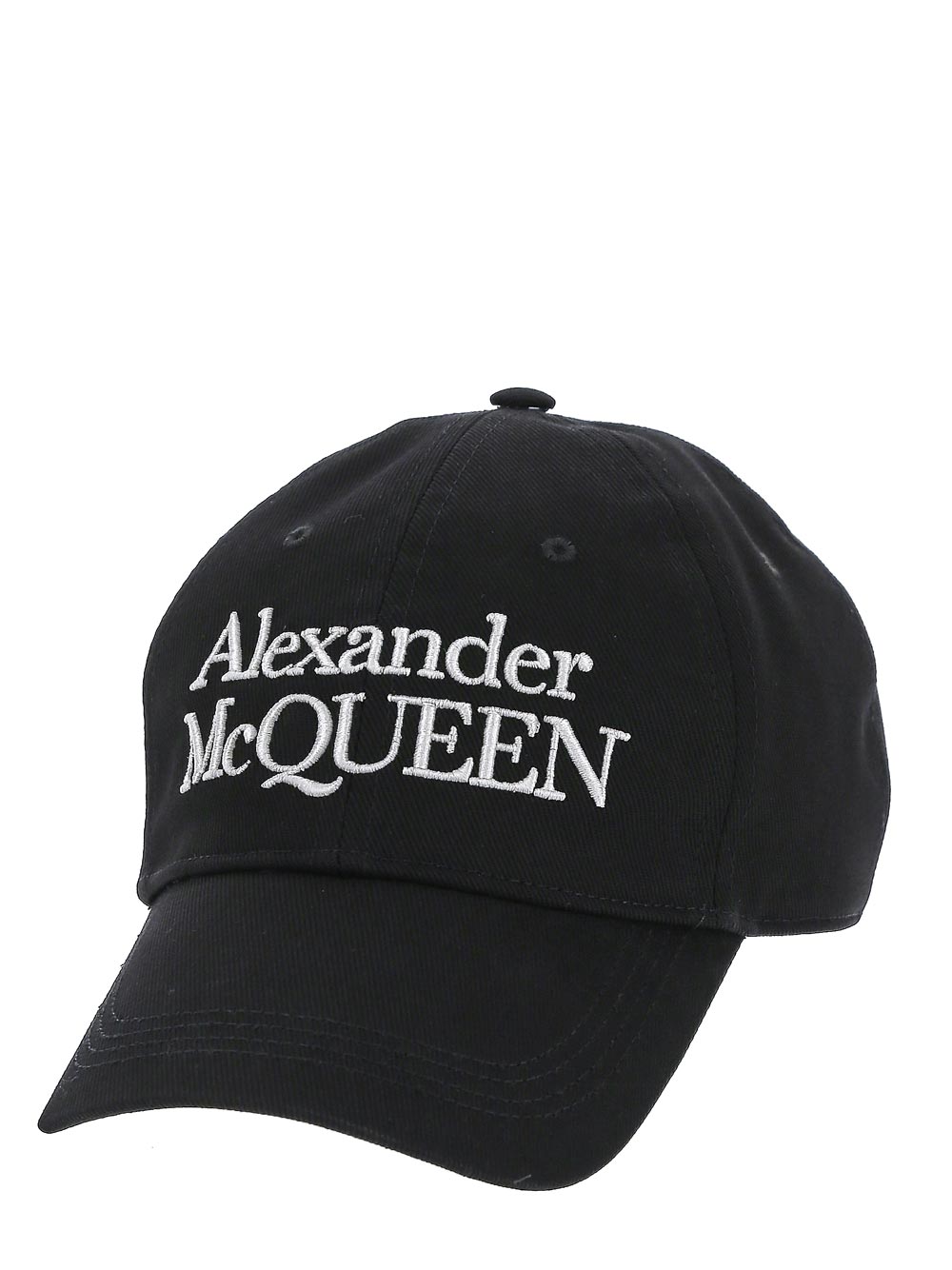 ALEXANDER McQUEEN Man Cap BLACK/WHITE
