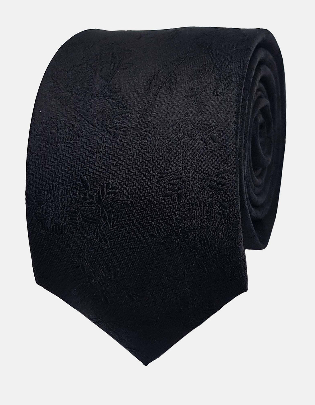 ABELARD Paisley Silk Tie BLACK