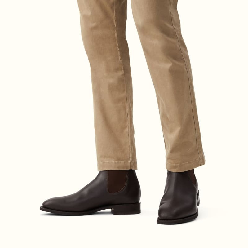 R.M. WILLIAMS Comfort Craftsman Boots Wide CHESTNUT (IN STORE ONLY*)