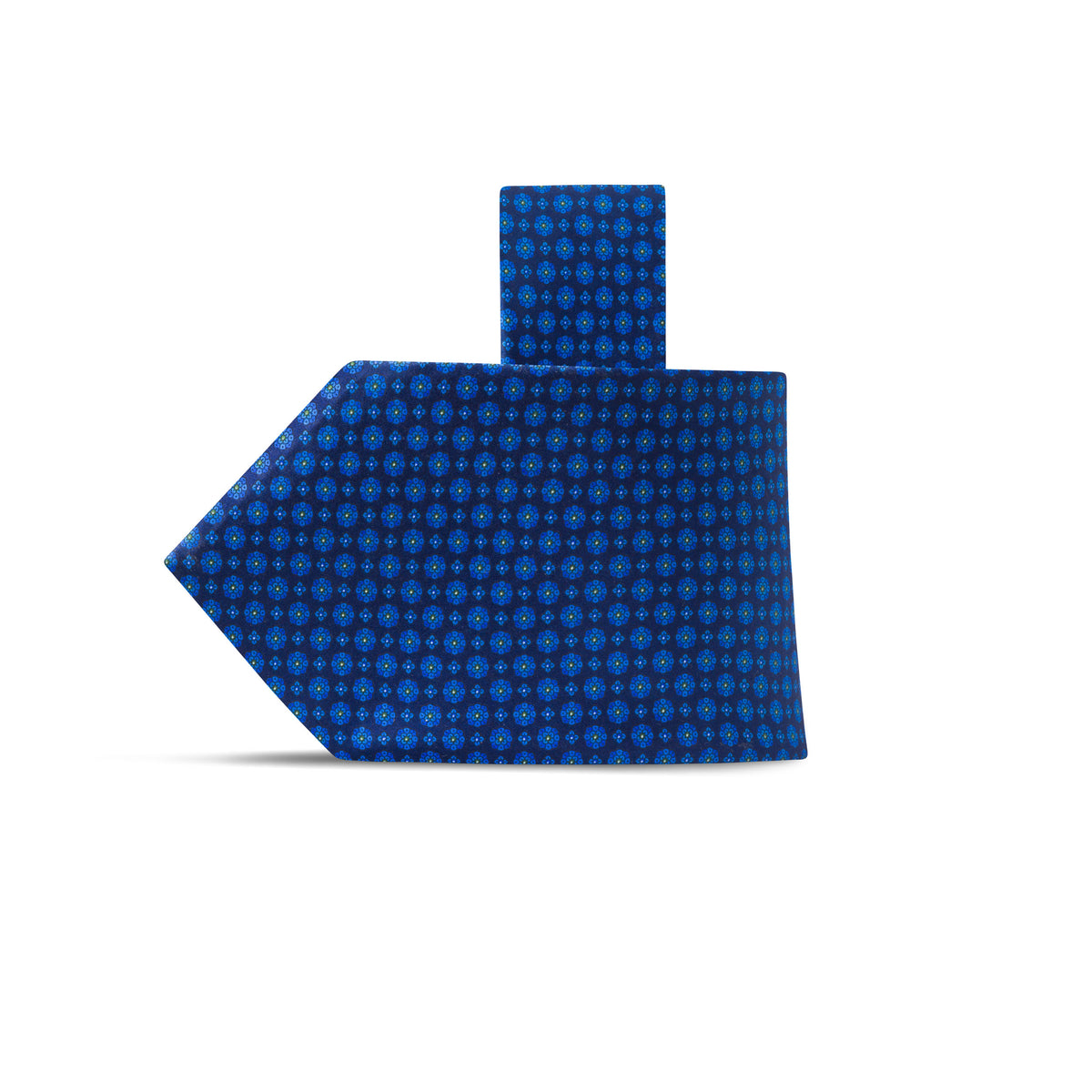 STEFANO RICCI Luxury Handmade Silk Tie NAVY/BLUE