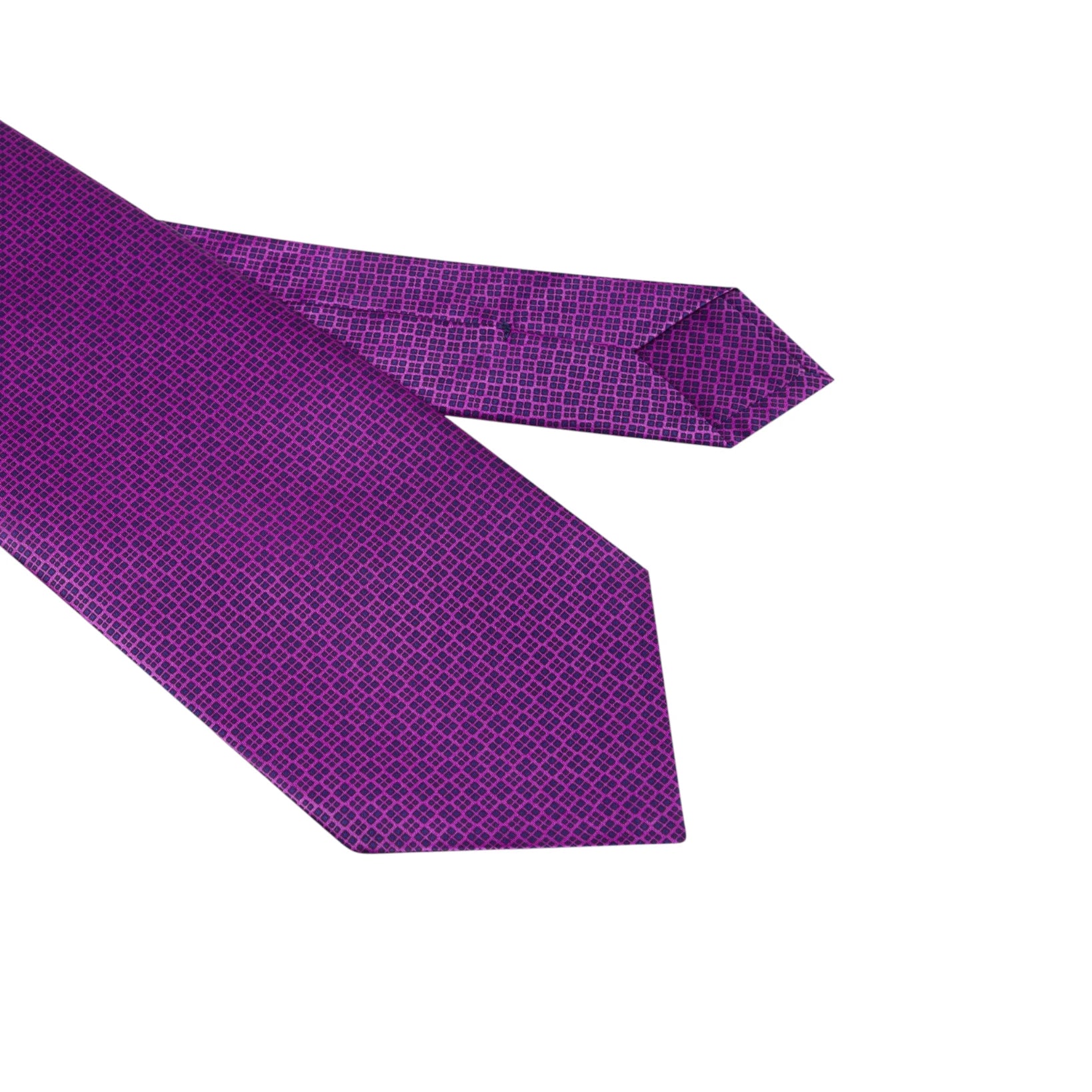 STEFANO RICCI Silk Luxury Tie BLUE/PURPLE