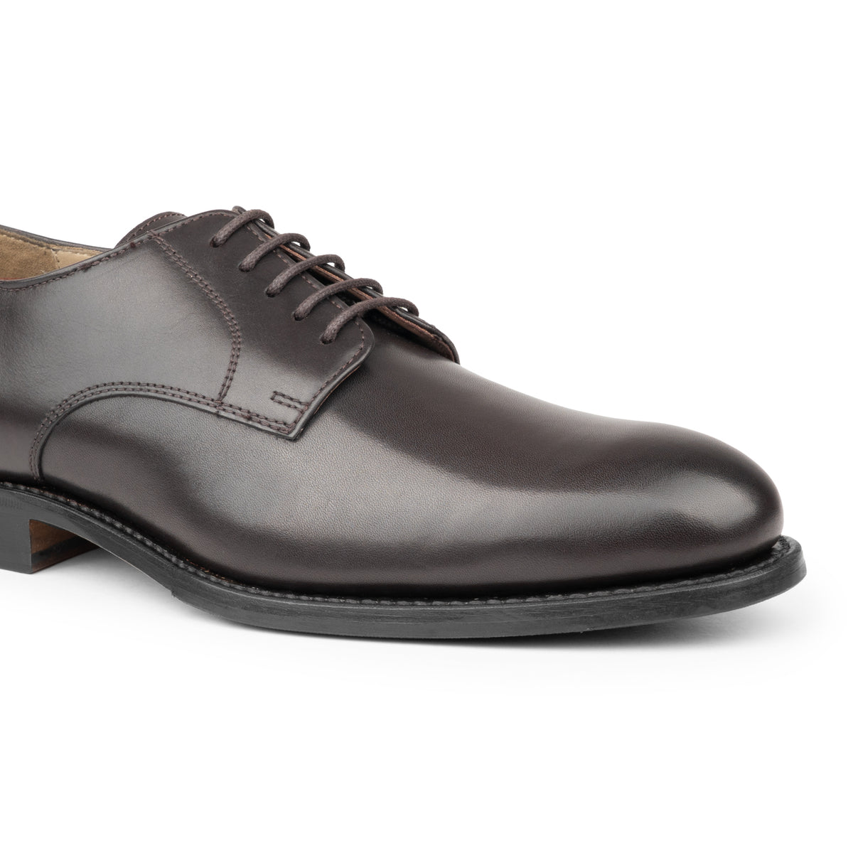 HENRY BUCKS London Derby Leather Sole DARK BROWN