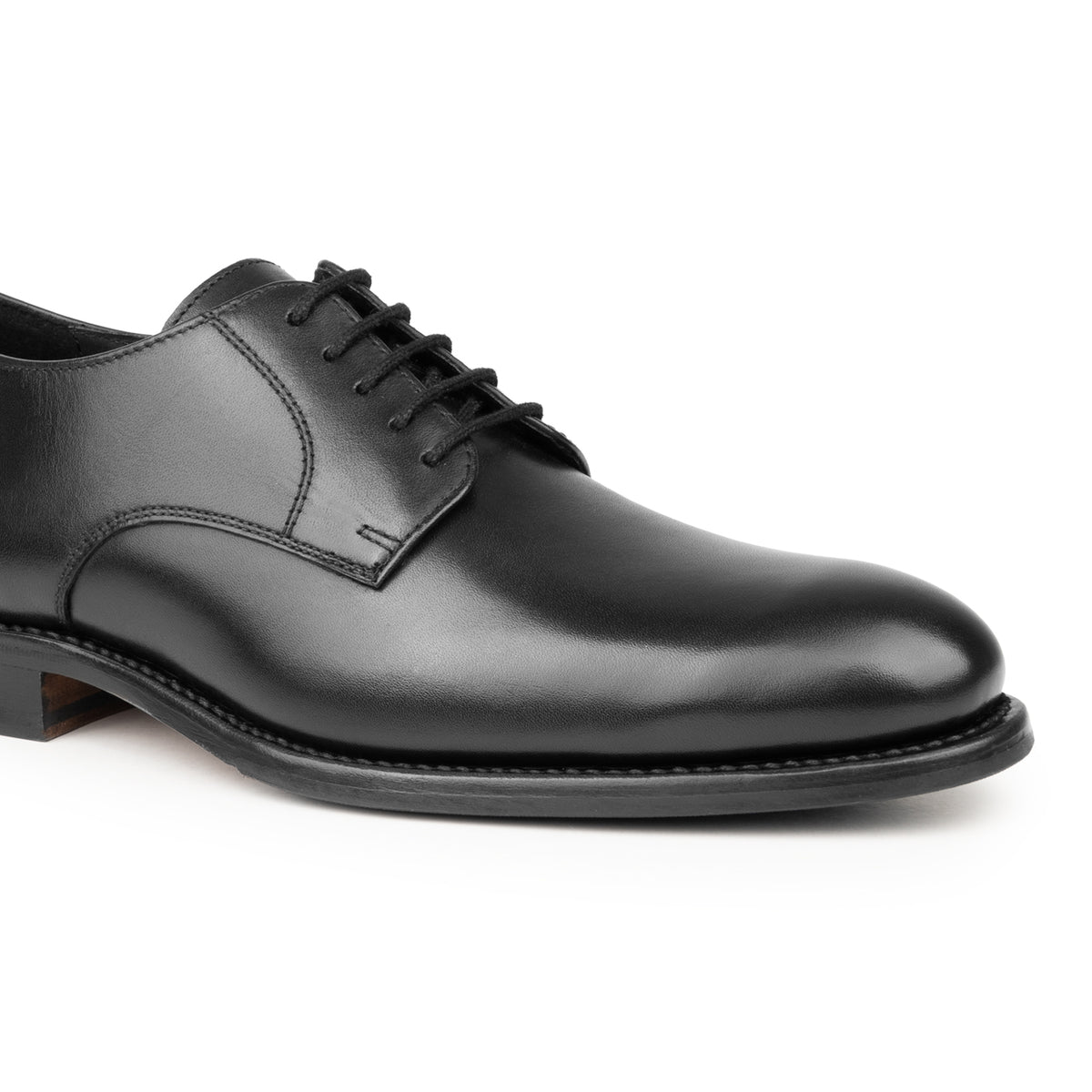 HENRY BUCKS London Derby Leather Sole BLACK
