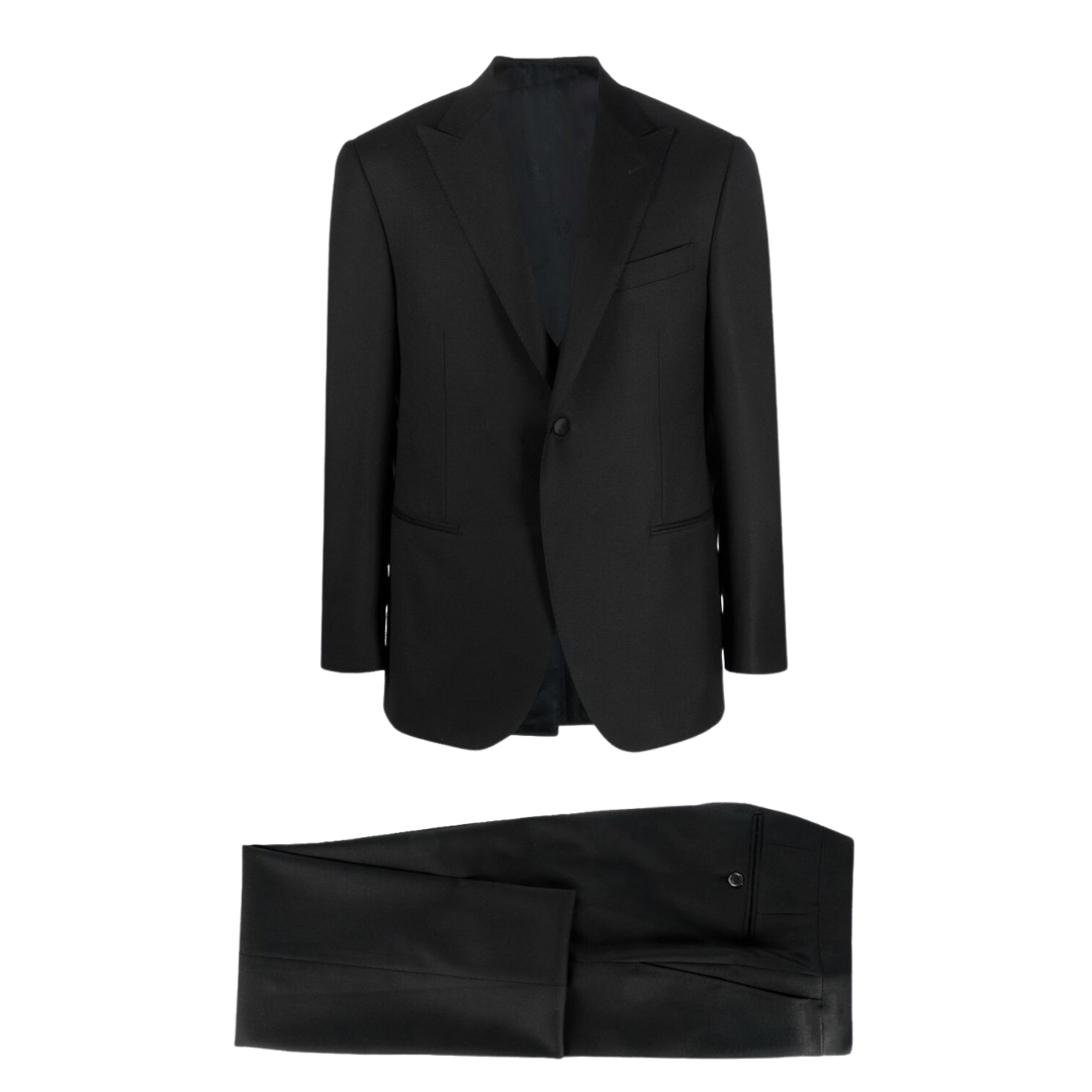 CORNELIANI Smoking Leader Dinner Suit BLACK