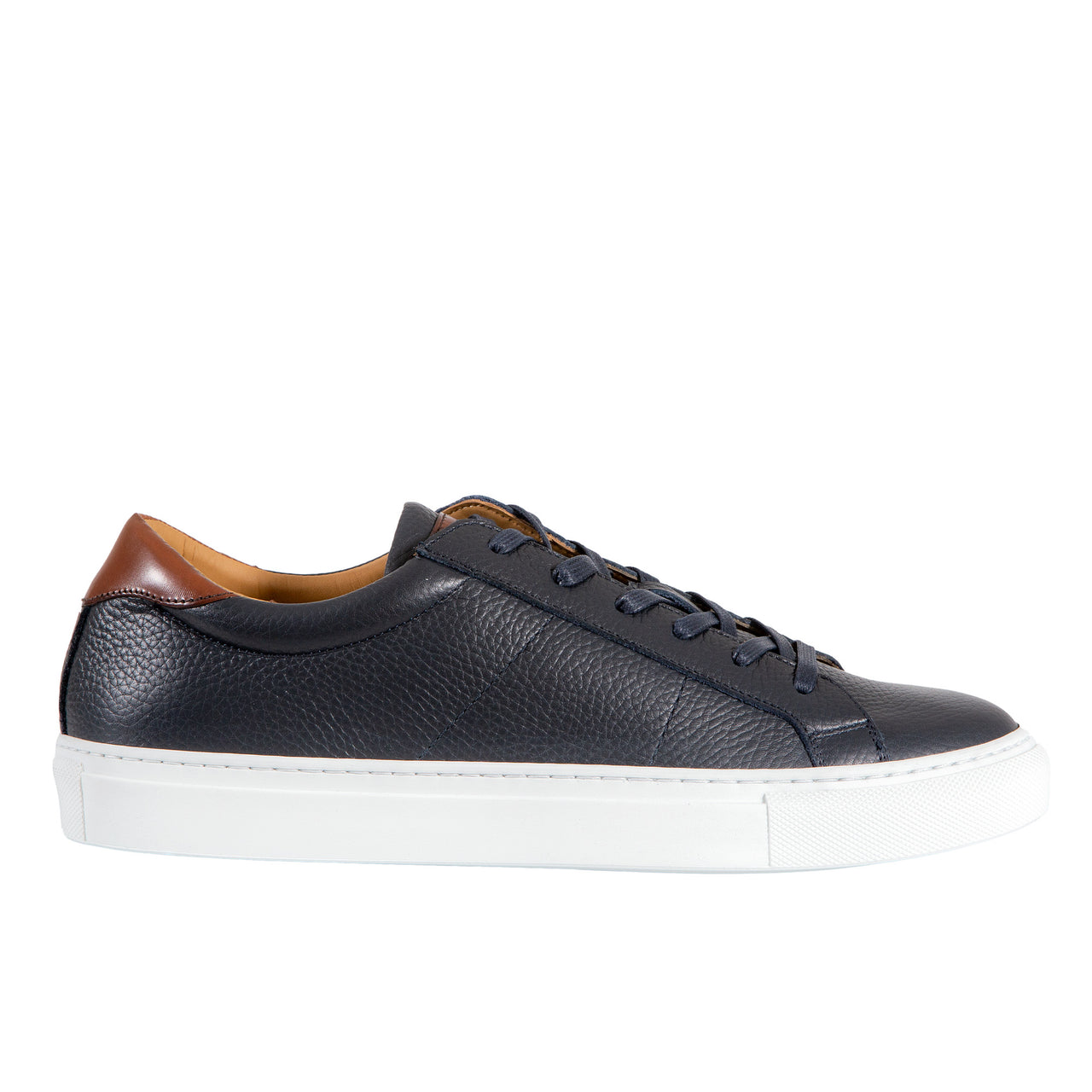 HENRY SARTORIAL Calf Leather Sneakers NAVY