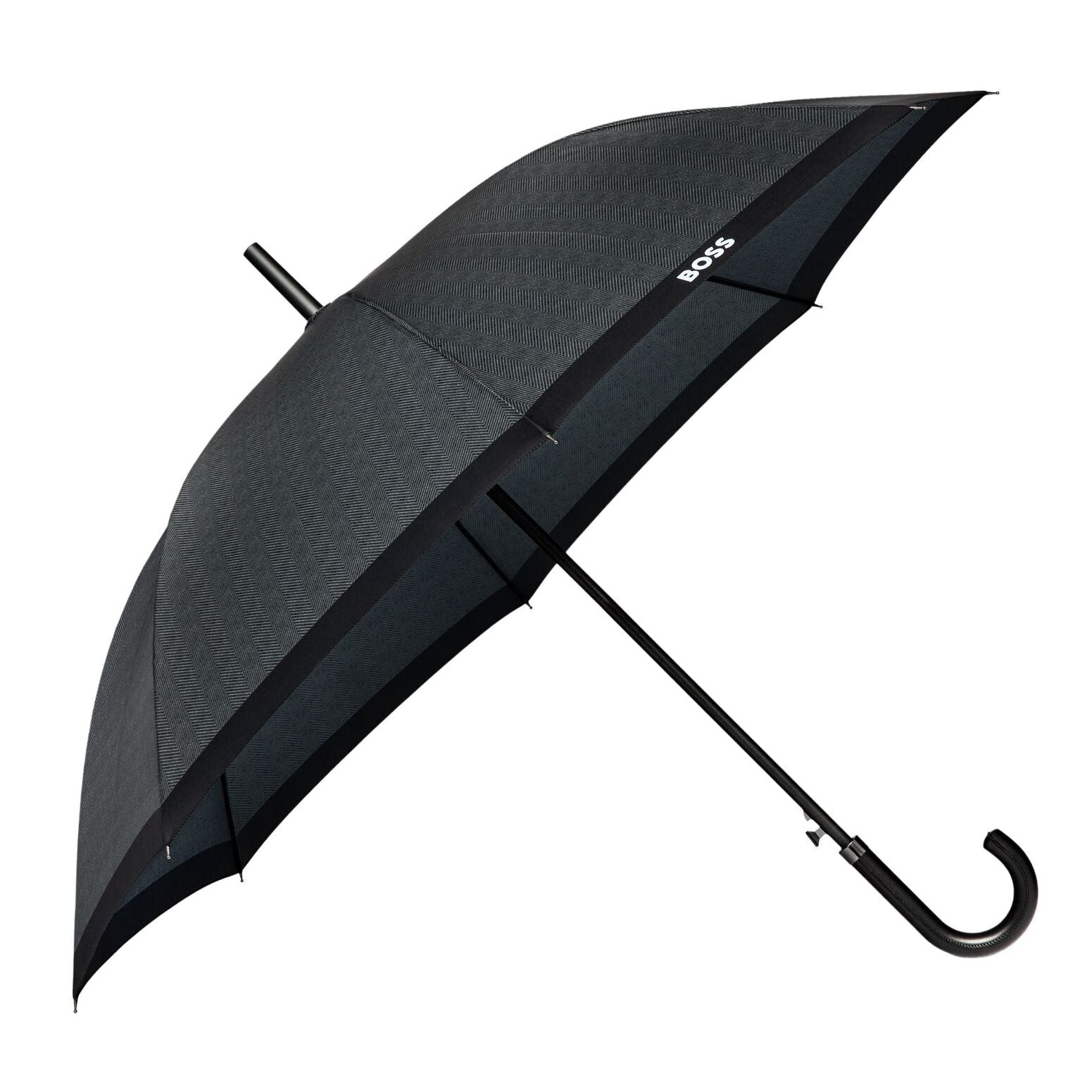 HUGO BOSS Golf Umbrella Chevron DARK GREY