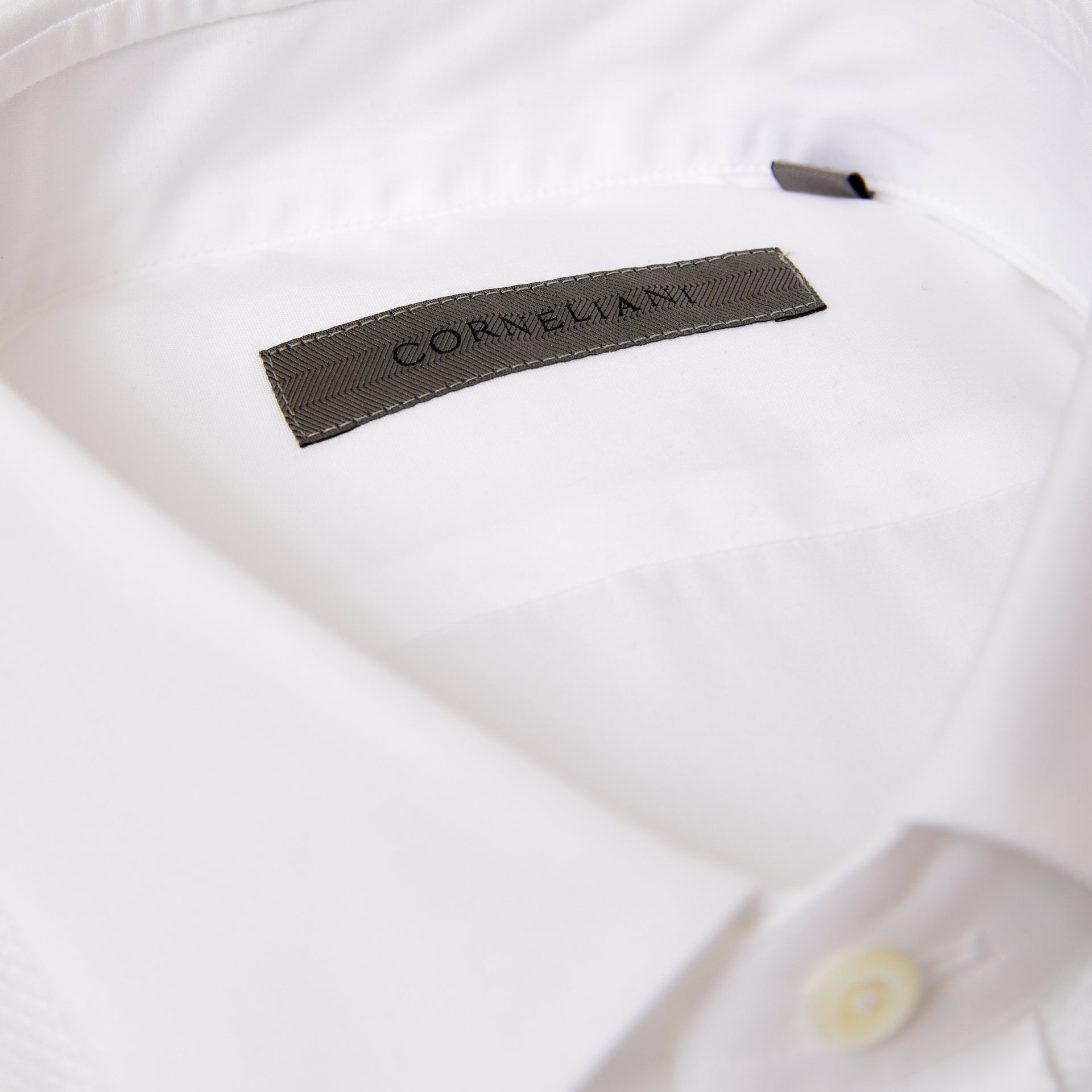 Corneliani Dinner Cotton Shirt in WHITE