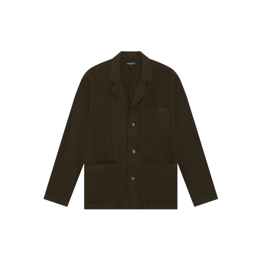 FRESCOBOL CARIOCA Lima Linen Blazer OLIVE