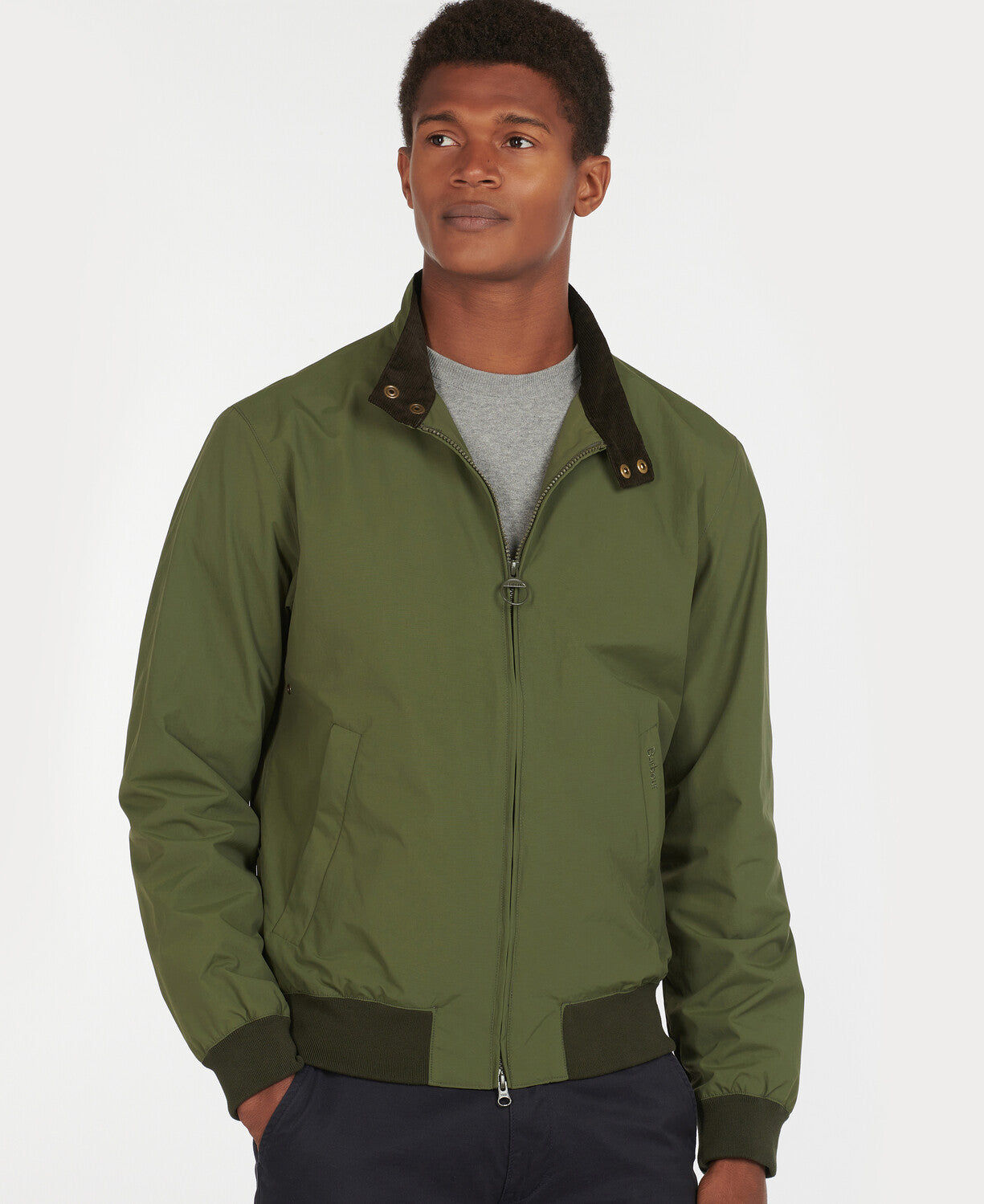 Mens Classic Harrington Jacket - Olive – Harrington Jacket Store