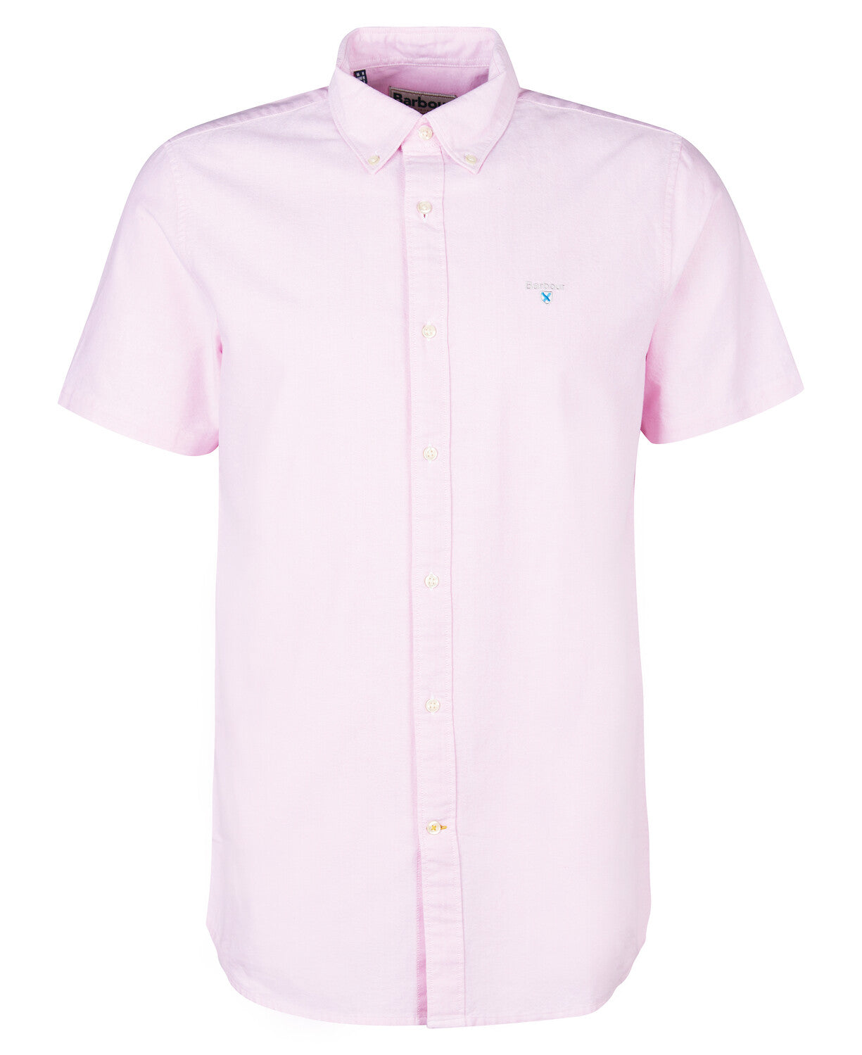 BARBOUR Oxford Short Sleeve Tailored Shirt PINK