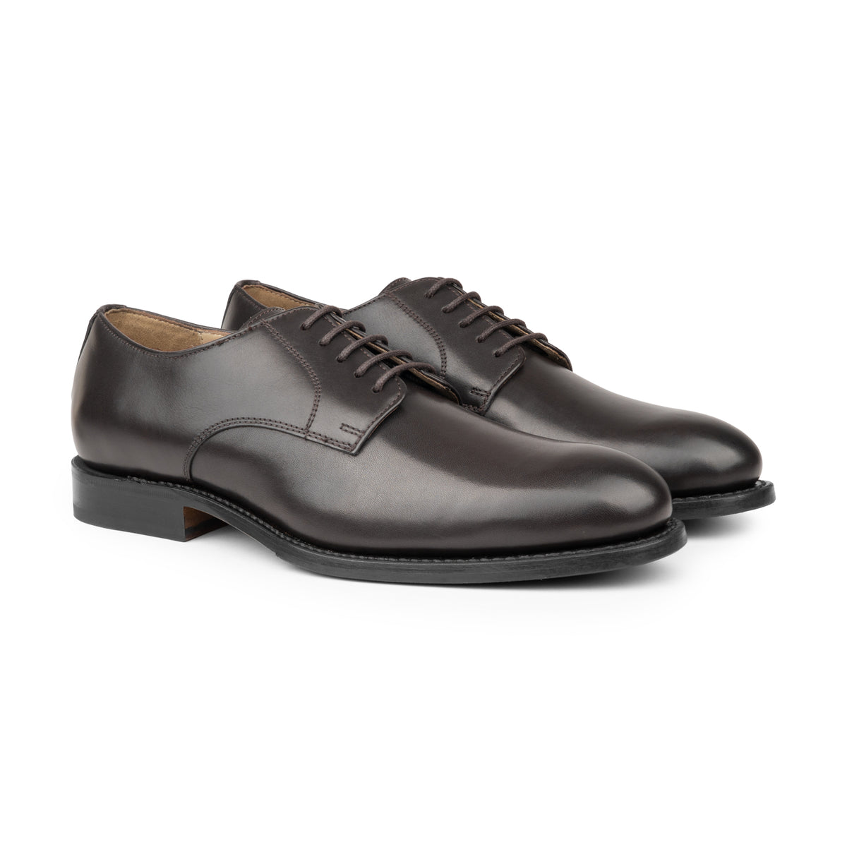 HENRY BUCKS London Derby Leather Sole DARK BROWN