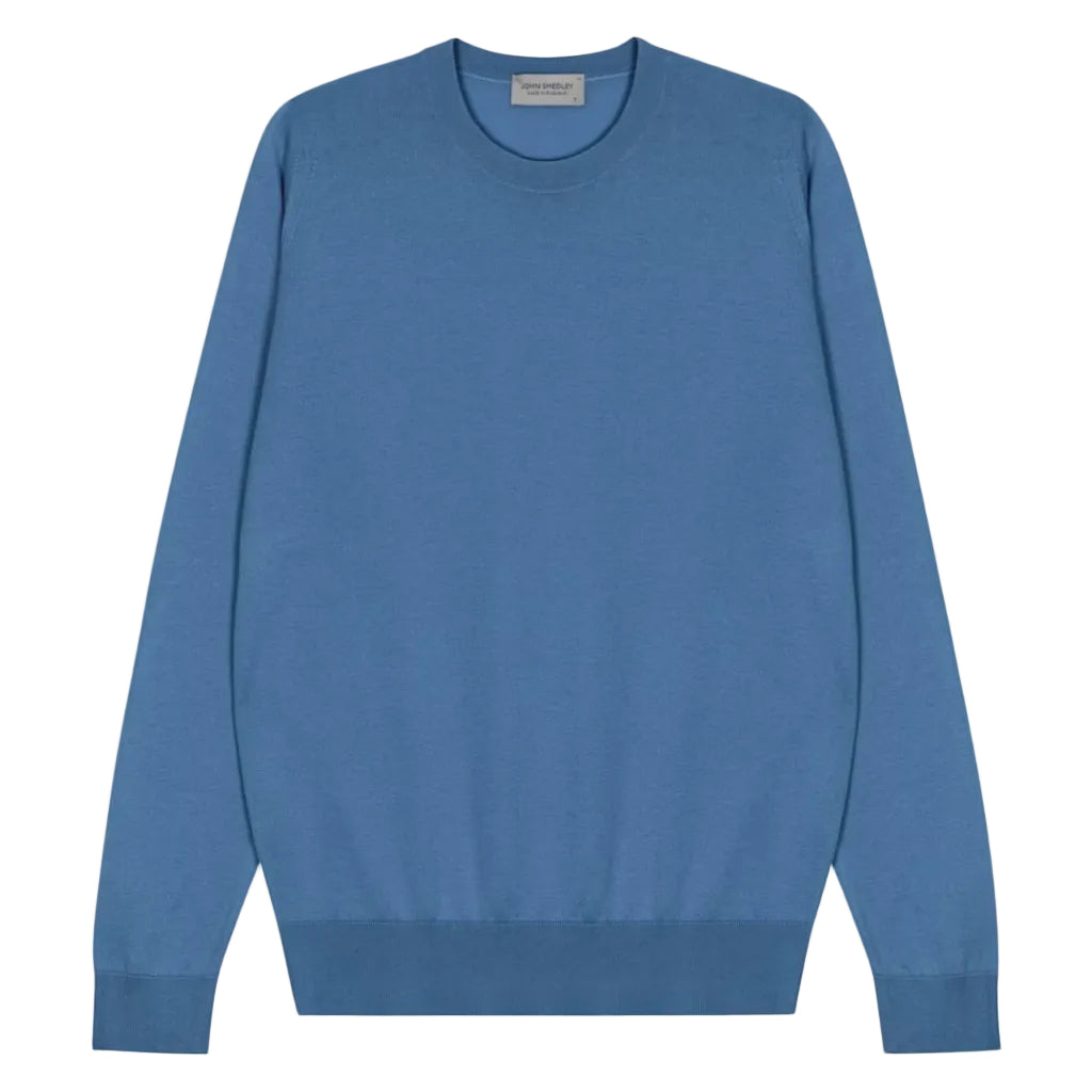 JOHN SMEDLEY Rowland Crew Neck Knit SKY BLUE