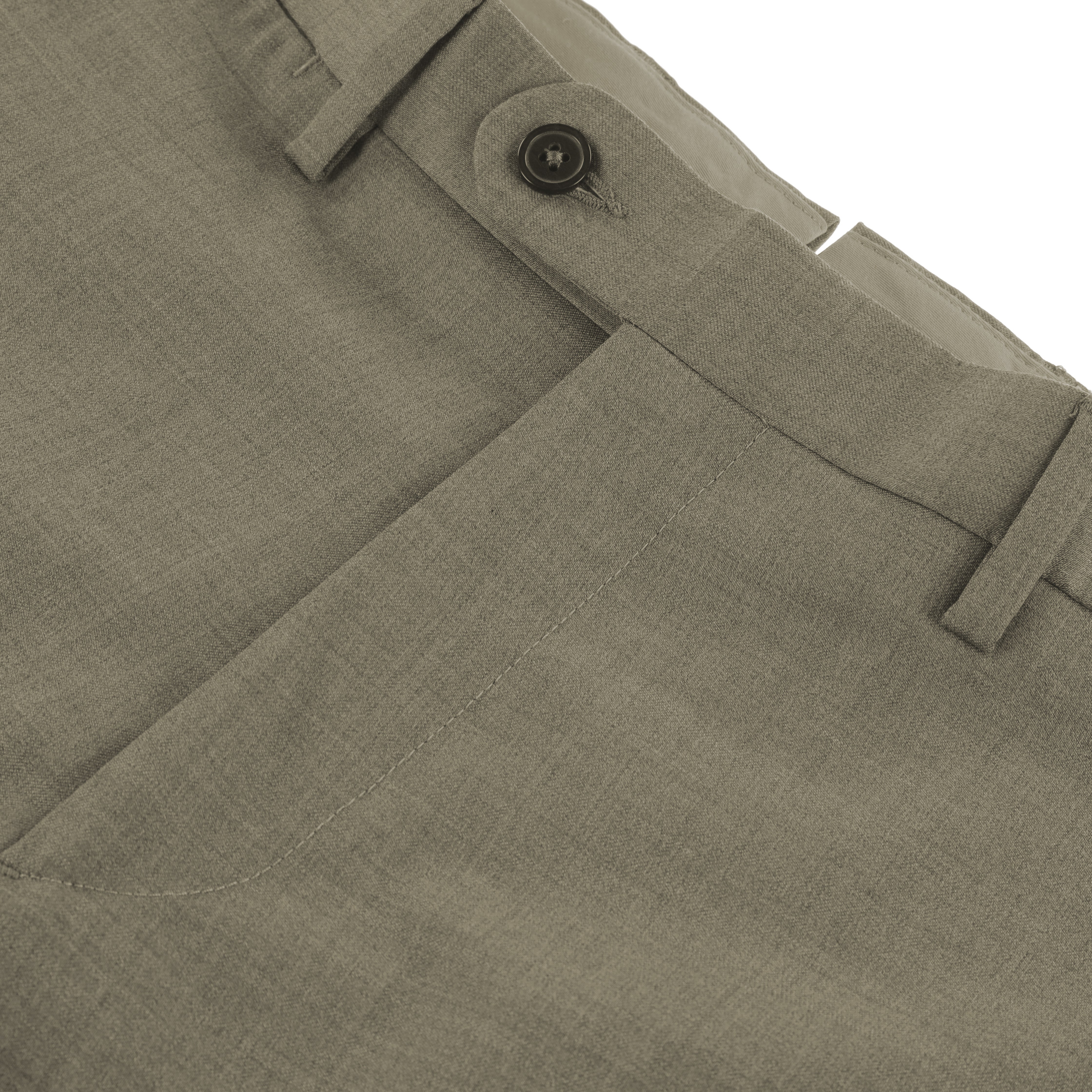 HENRY SARTORIAL Plain Trouser BROWN GREY REG