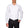 ABELARD Marcella Stud Front Peak Collar Dinner Shirt WHITE