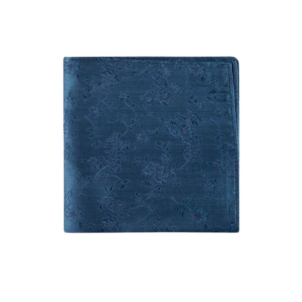 ABELARD Paisley Pocket Square BLUE - Henry BucksPocket Squares52SS230039 - BLUE