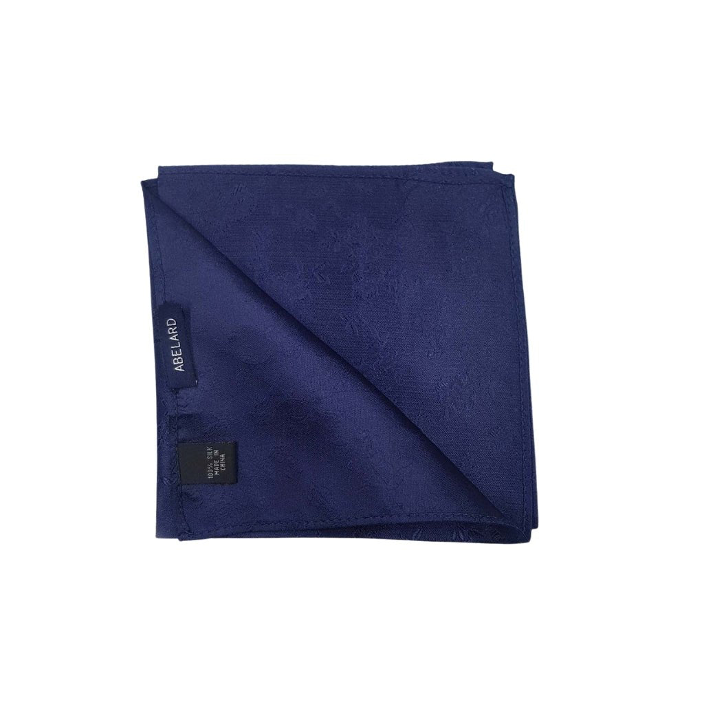 ABELARD Paisley Pocket Square NAVY - Henry BucksPocket Squares52SS230039 - NAVY