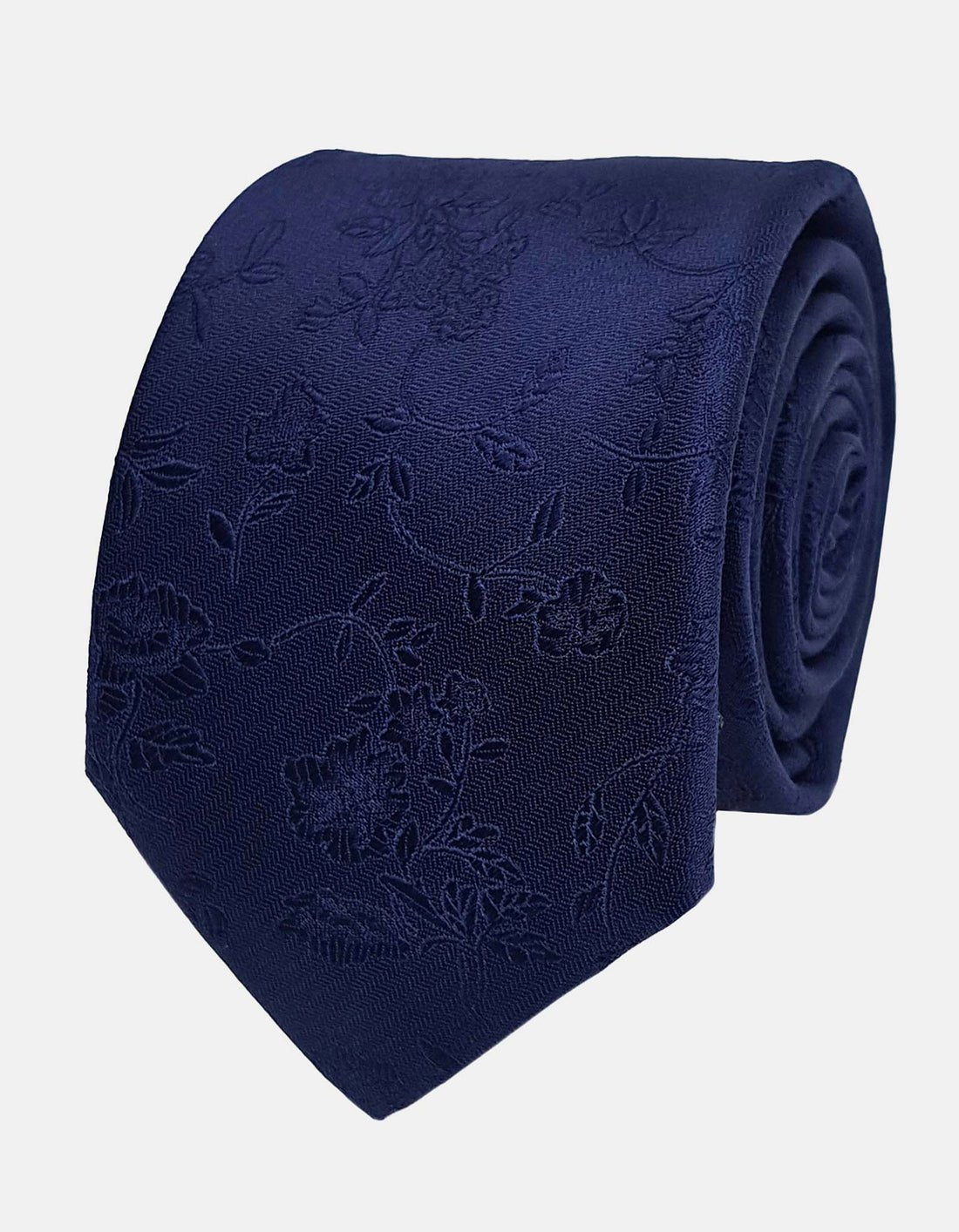 ABELARD Paisley Silk Tie NAVY - Henry BucksTies68SS230026 - NAVY