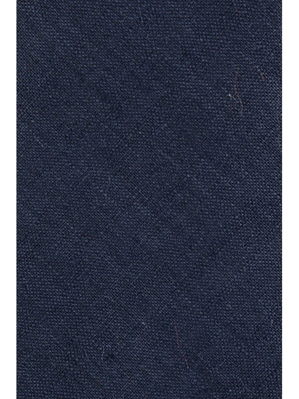 ABELARD Plain Linen Tie NAVY - Henry BucksTies68SS230022 - NAVY