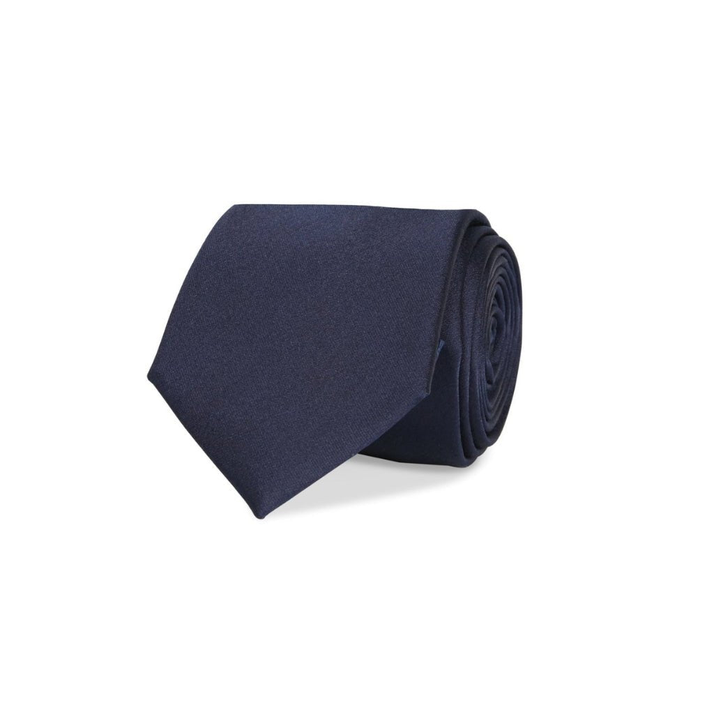 ABELARD Plain Tie BLUE - Henry BucksTies13AW220001 - BLUE