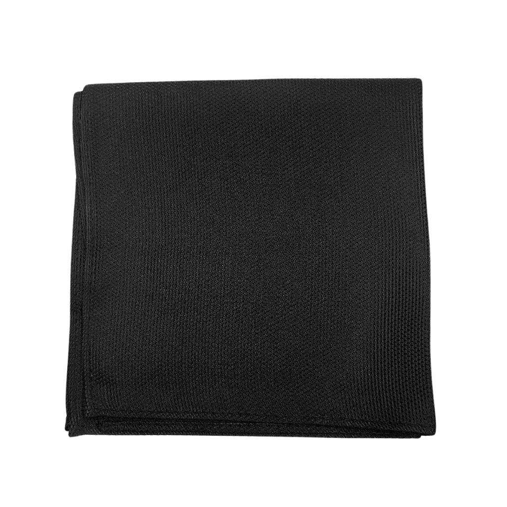 ABELARD Pocket Square PLAIN BLACK - Henry BucksPocket Squares52AW220092 - BLCK