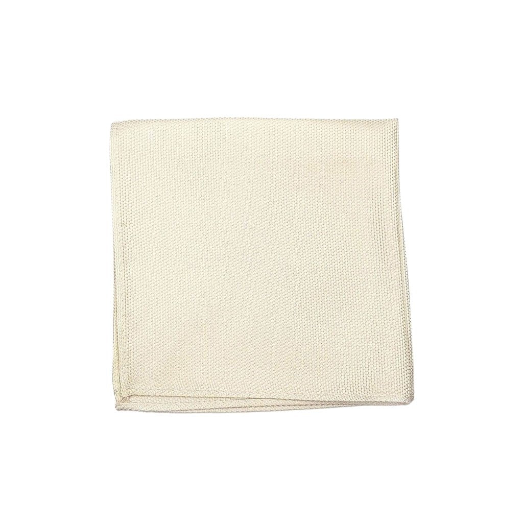 ABELARD Pocket Square PLAIN IVORY - Henry BucksPocket Squares52AW220092 - IVRY