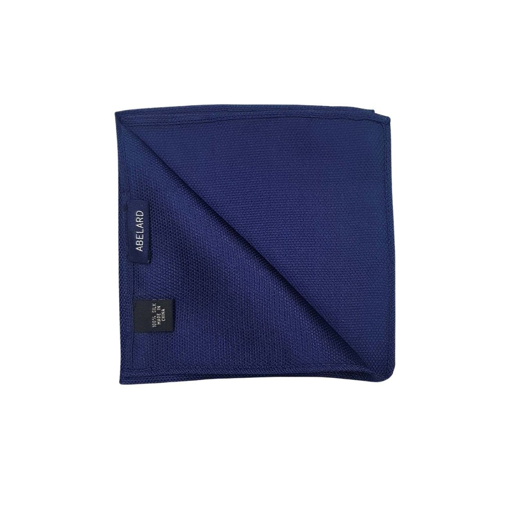 ABELARD Pocket Square PLAIN NAVY - Henry BucksPocket Squares52AW220092 - NAVY