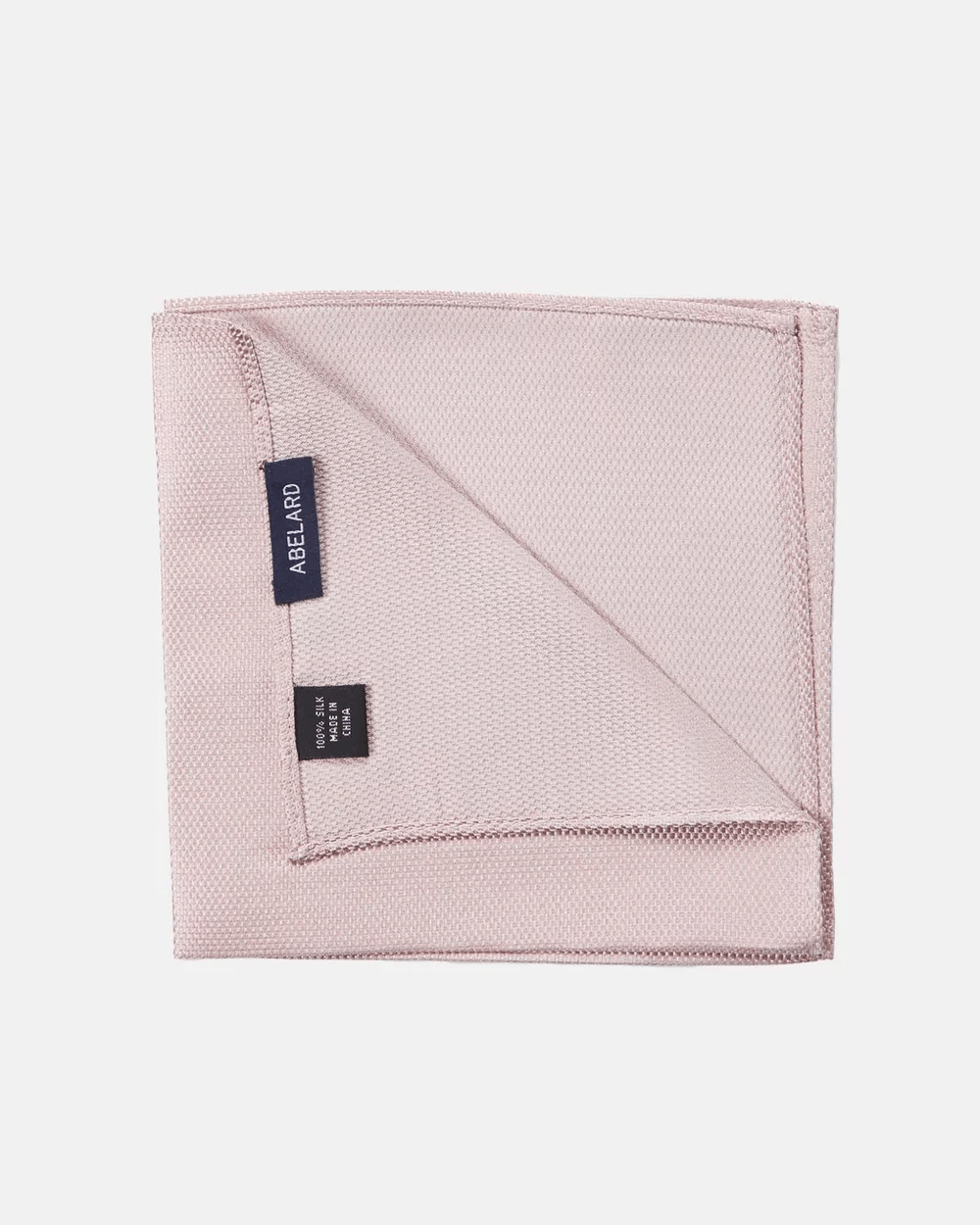 ABELARD Pocket Square PLAIN PINK - Henry Bucks