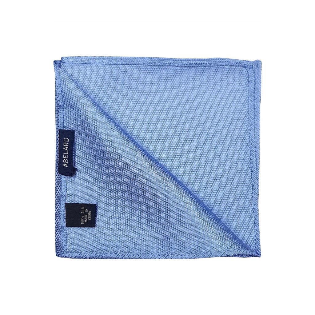 ABELARD Pocket Square textured BLUE - Henry BucksPocket Squares52AW220092 - BLUE