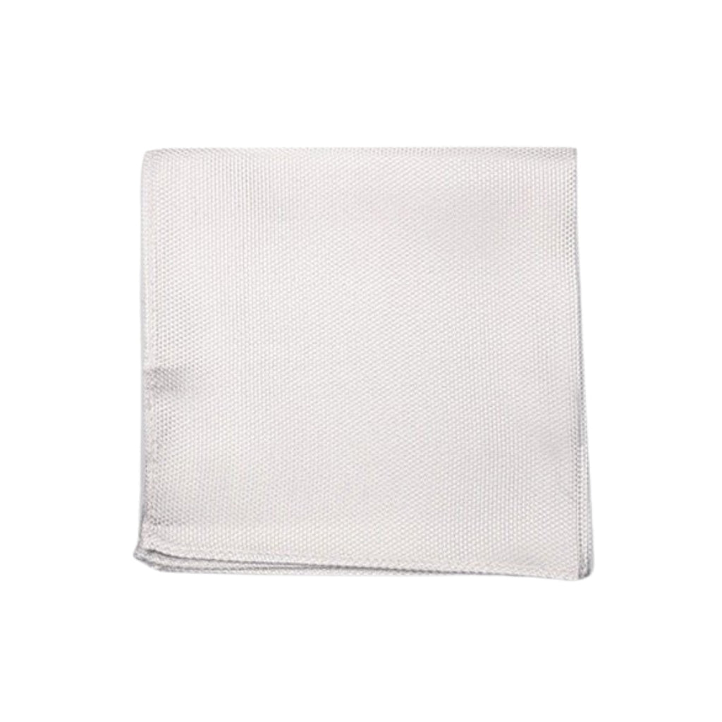 ABELARD Pocket Square Textured WHITE - Henry BucksPocket Squares52AW220092 - WHTE