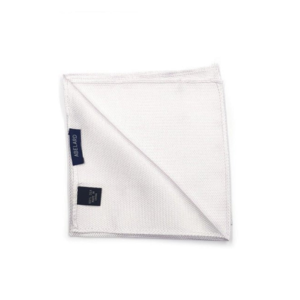 ABELARD Pocket Square Textured WHITE - Henry BucksPocket Squares52AW220092 - WHTE