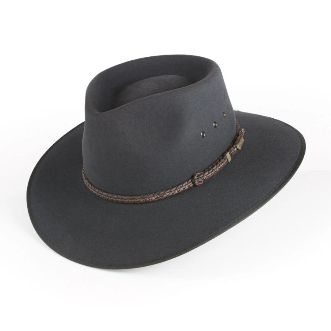 AKUBRA Cattleman GRAPHITE GREY - Henry BucksHats7600038 - GRHPGRY - 53CM