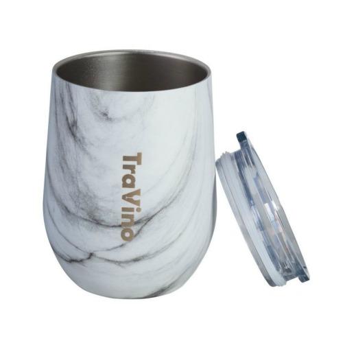 ALCOHOLDER TraVino Stemless Vacuum Insulated Tumbler 355ML MARBLE - Henry Bucks