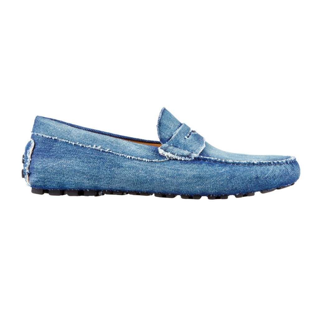 ARTIGIANO ROMA Denim Penny Loafer DENIM - Henry Bucks