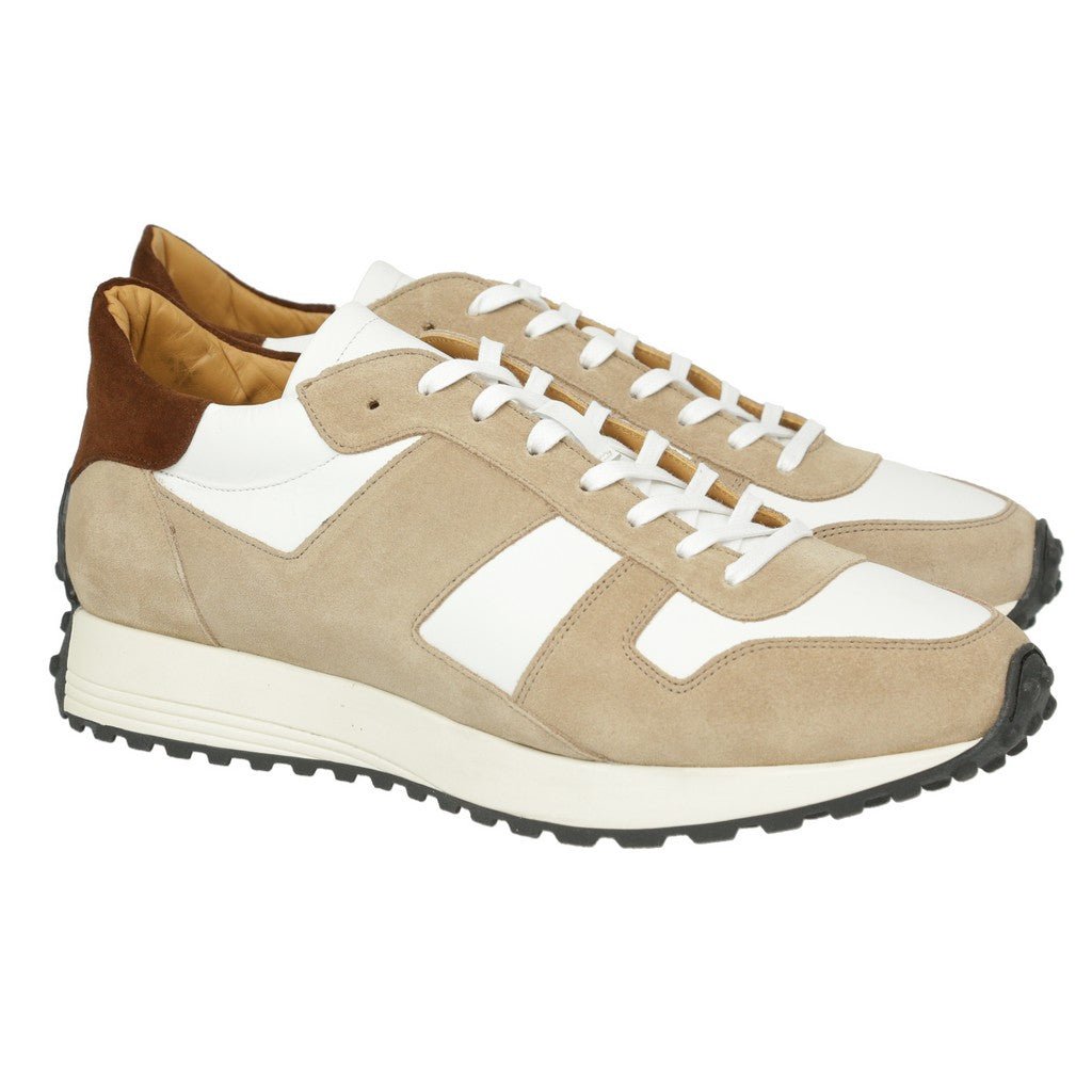 ARTIGIANO ROMA Multi Suede Sneaker SAND - Henry Bucks