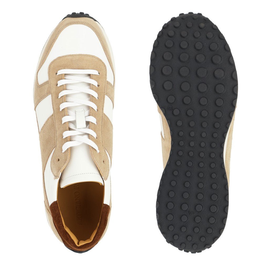 ARTIGIANO ROMA Multi Suede Sneaker SAND - Henry Bucks
