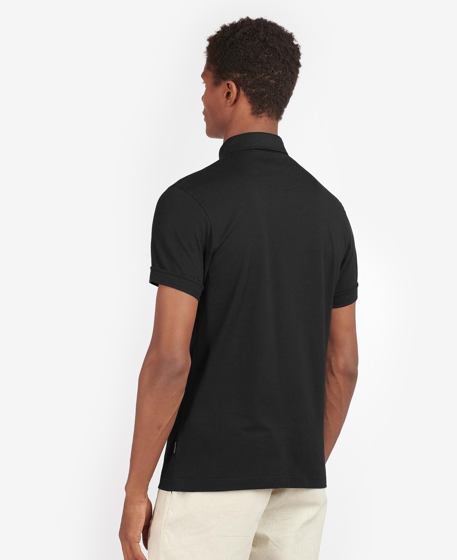 BARBOUR Corpatch Polo BLACK - Henry BucksPolo38AW230040 - BLCK - SM