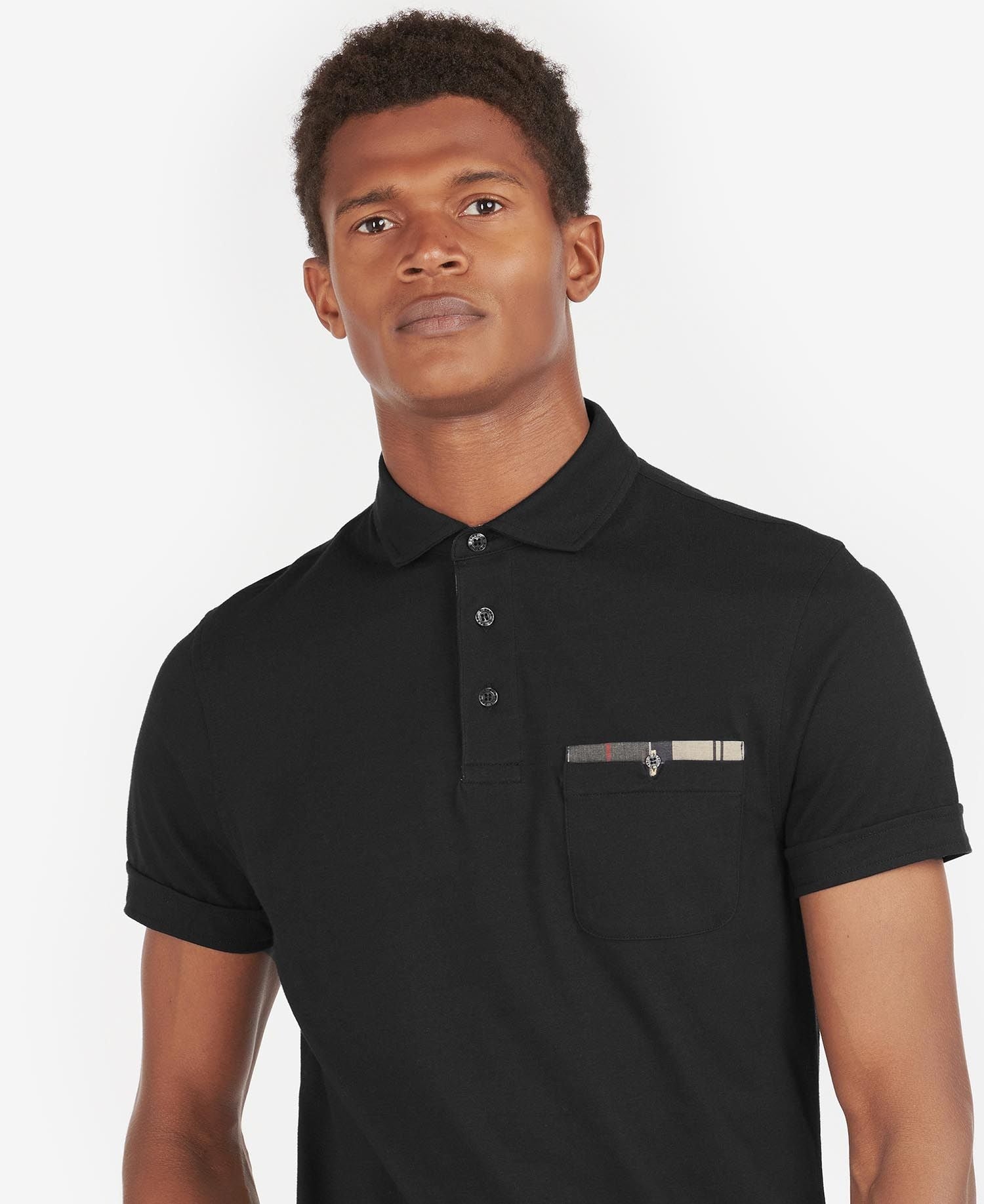 BARBOUR Corpatch Polo BLACK - Henry BucksPolo38AW230040 - BLCK - SM