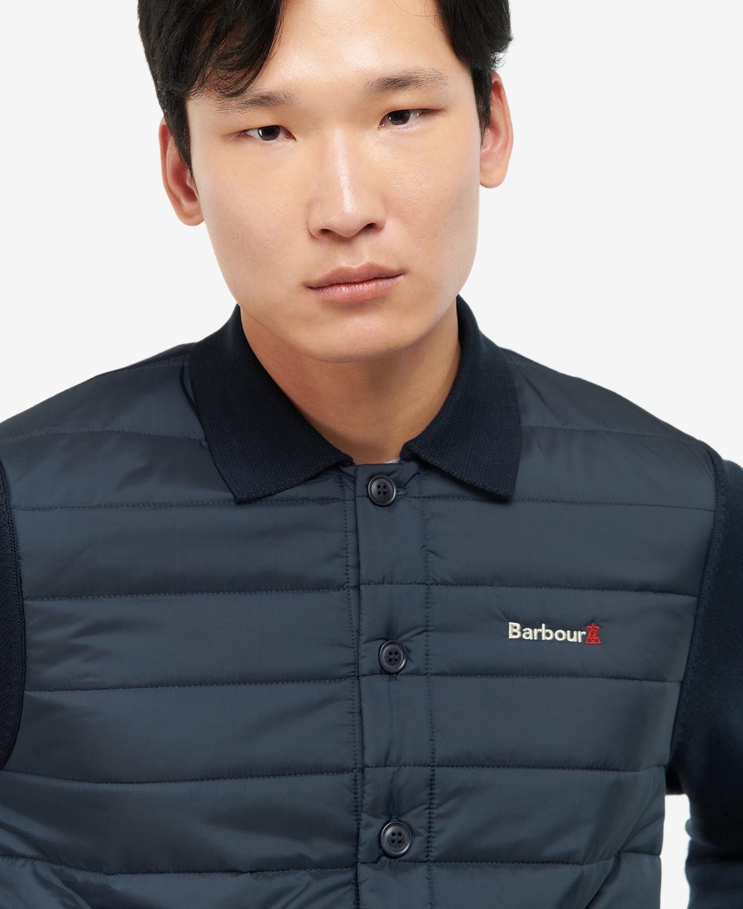 BARBOUR Croome Knitted Shirt NAVY - Henry BucksCasual Jackets38AW230037 - NAVY - SM