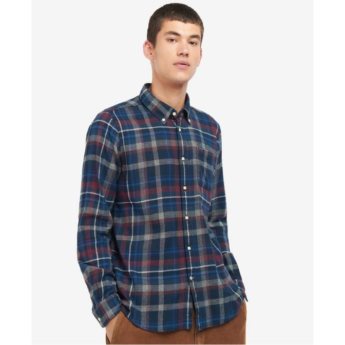 BARBOUR Earlwick Tailored Shirt NAVY - Henry BucksShirts38AW230062 - NAVY - M