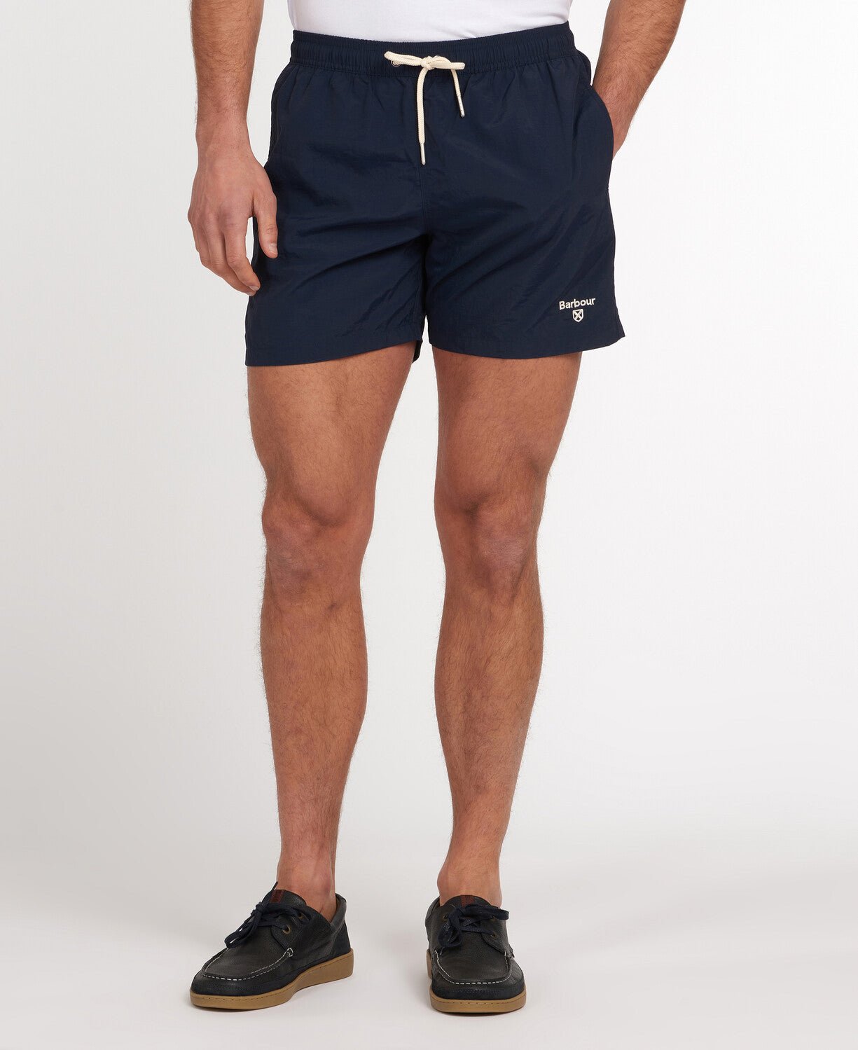 BARBOUR Essential Logo Swim Shorts NAVY - Henry BucksShorts38AW230074 - NAVY - SM