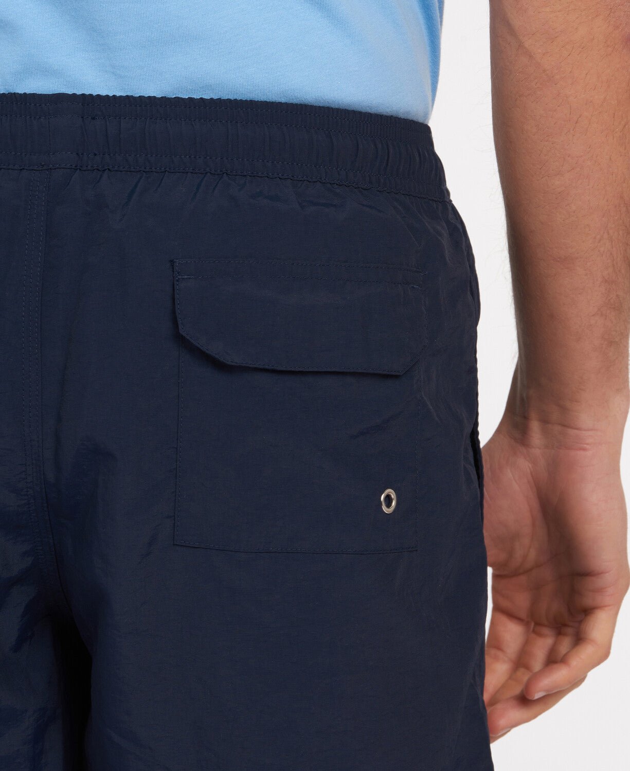 BARBOUR Essential Logo Swim Shorts NAVY - Henry BucksShorts38AW230074 - NAVY - SM