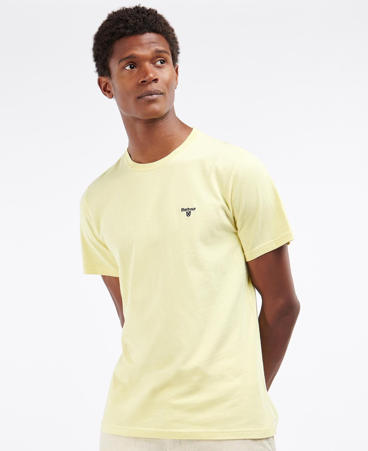 BARBOUR Essential Sports T - Shirt LEMON - Henry BucksT - Shirts38AW230080 - LEMN - SM