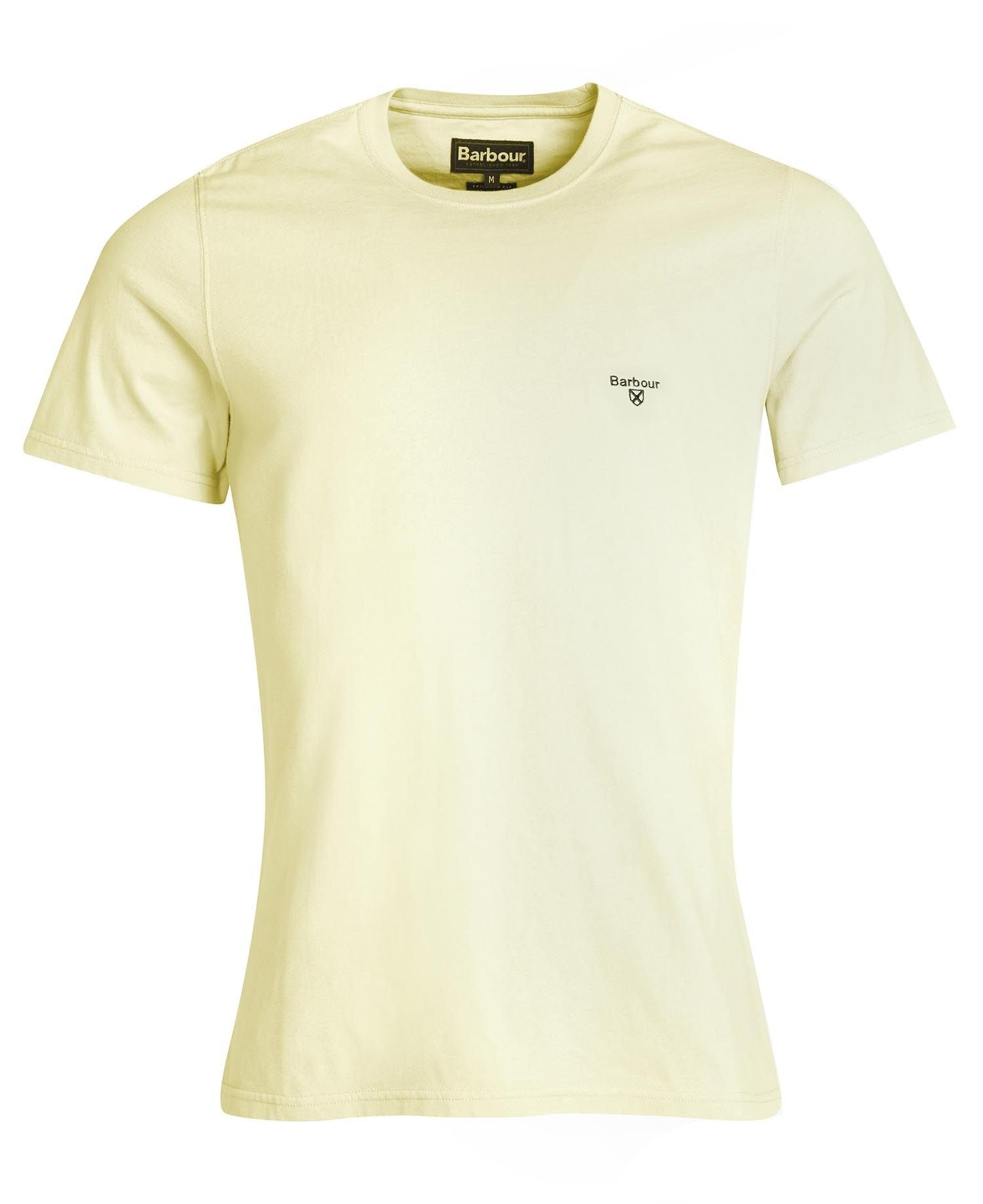 BARBOUR Essential Sports T - Shirt LEMON - Henry BucksT - Shirts38AW230080 - LEMN - SM