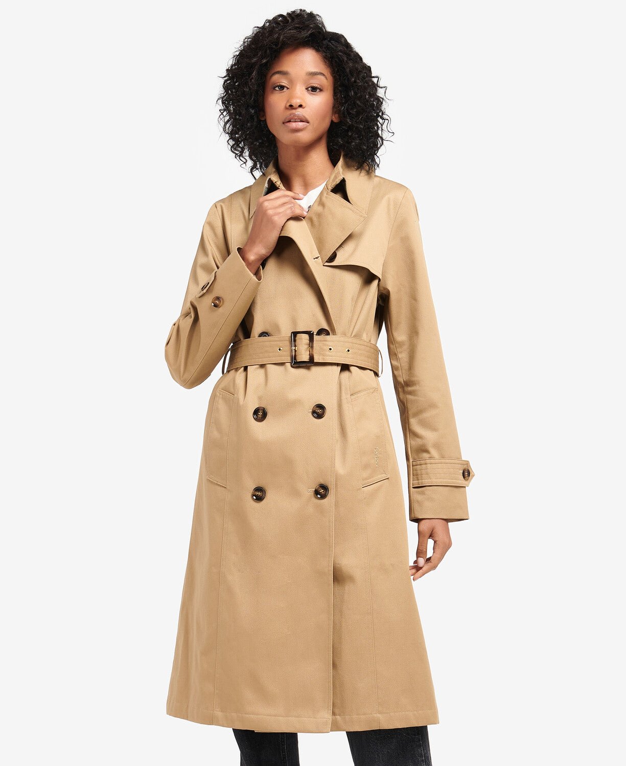 BARBOUR Greta Trench Coat STONE - Henry BucksOvercoats40AW230014 - STON - 6