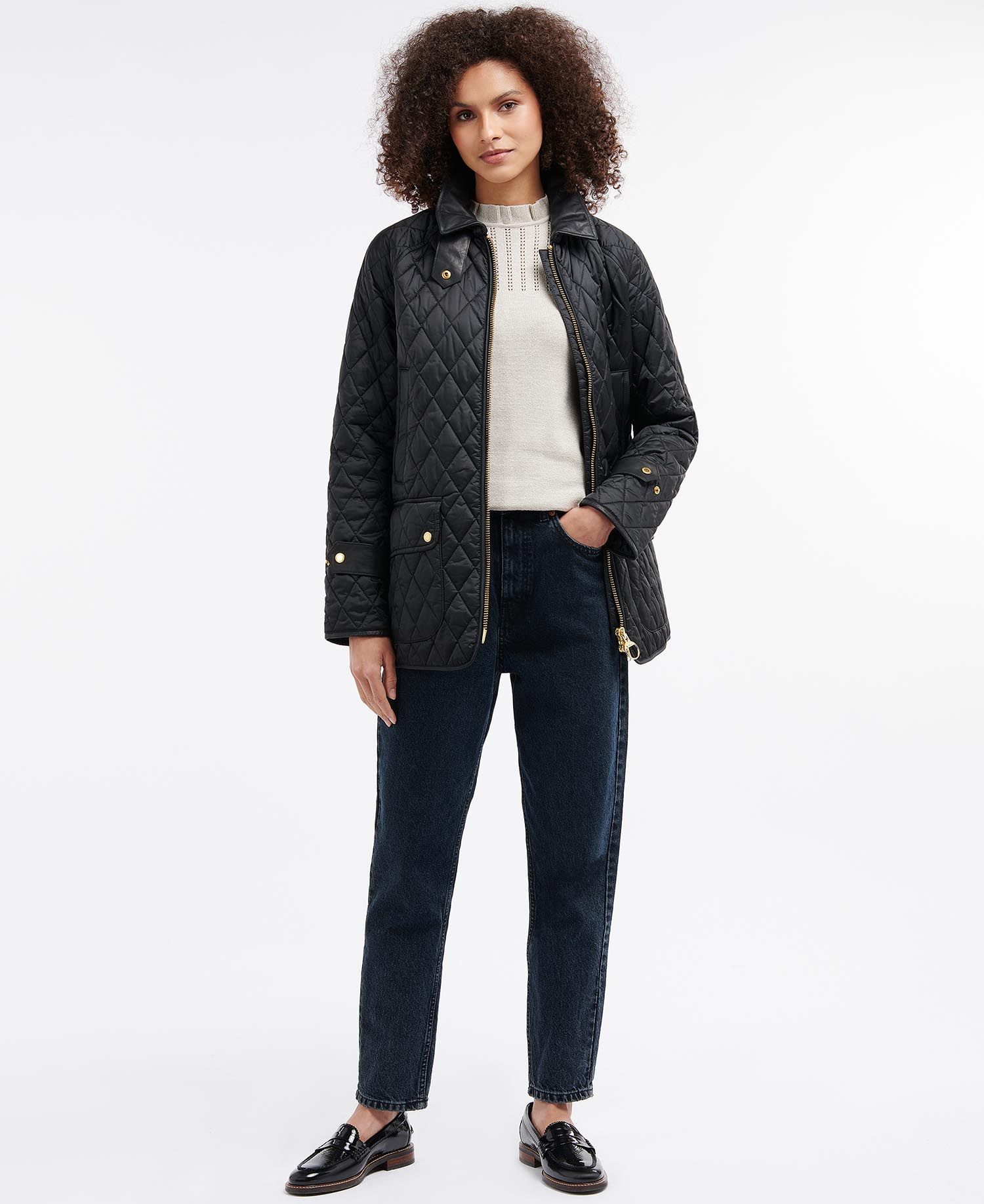 BARBOUR Kelham Quilt Jacket BLACK Henry Bucks